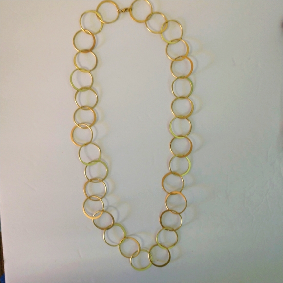 Jewelry - 34" Gold-tone Necklace